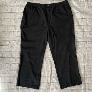 Casual Joe women 12 pull on casual pants black